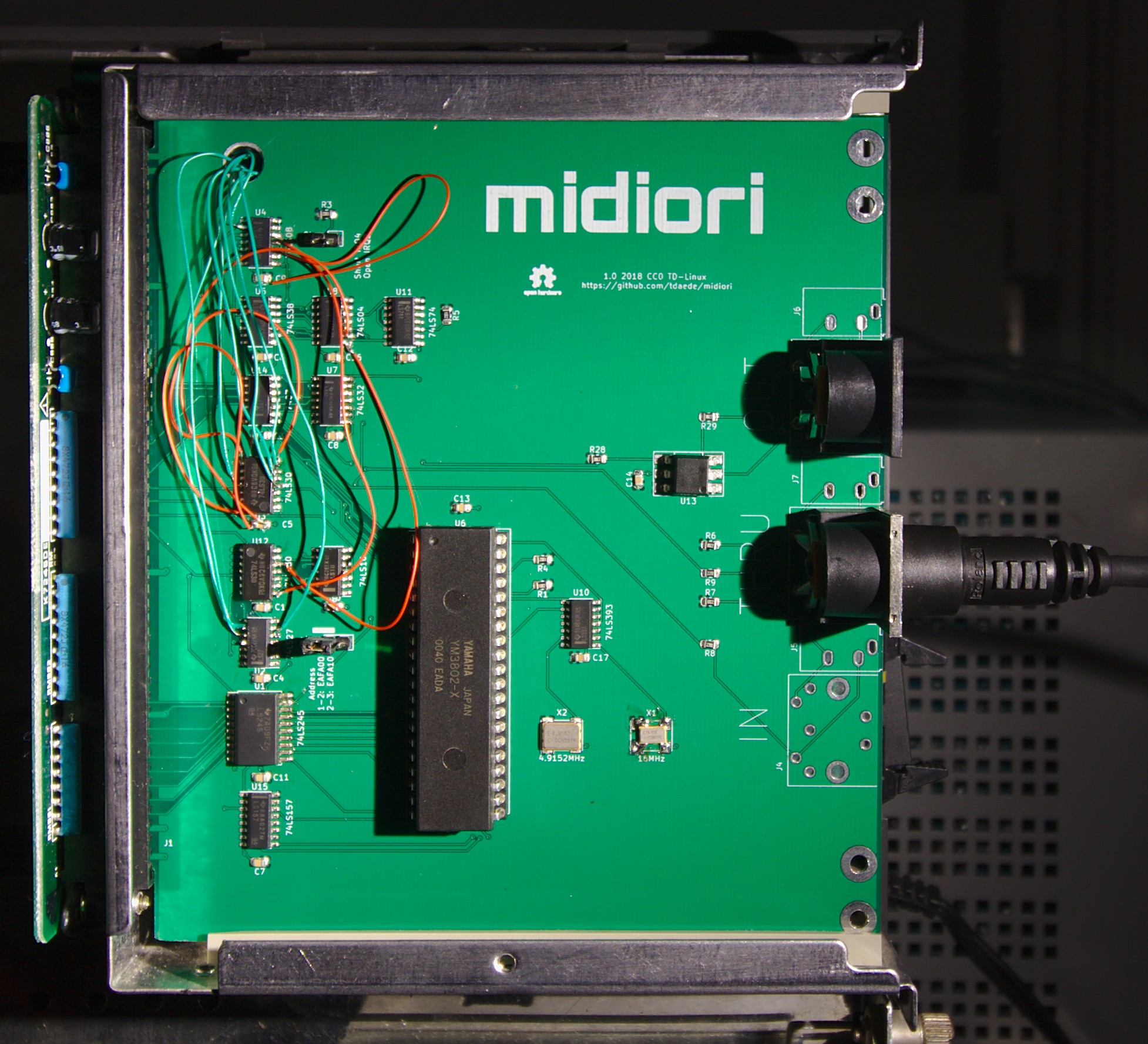 MIDI Expansion Card for Sharp X68000 - RetroRGB