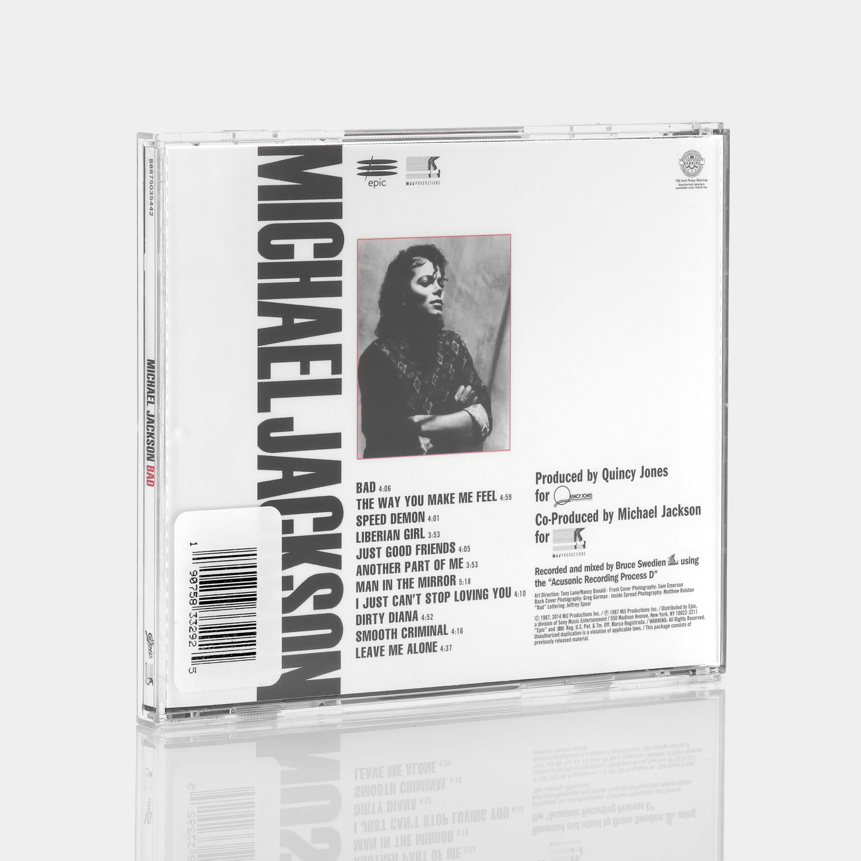 Michael Jackson - Bad CD