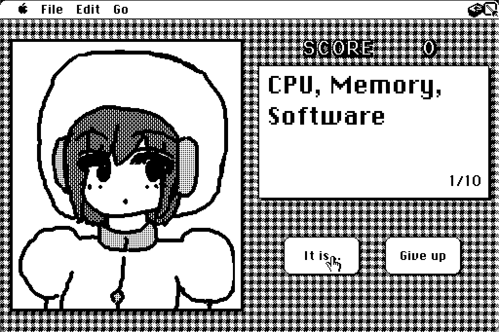 オールドマックのHyperCard用クイズゲーム『HyperRopoko』がリリース