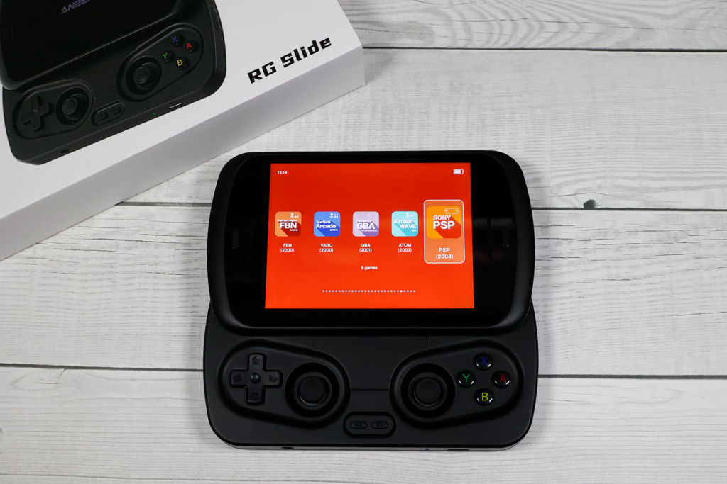 スライド式携帯ゲーム機Anbernic RG Slideレビュー！ スタイリッシュで