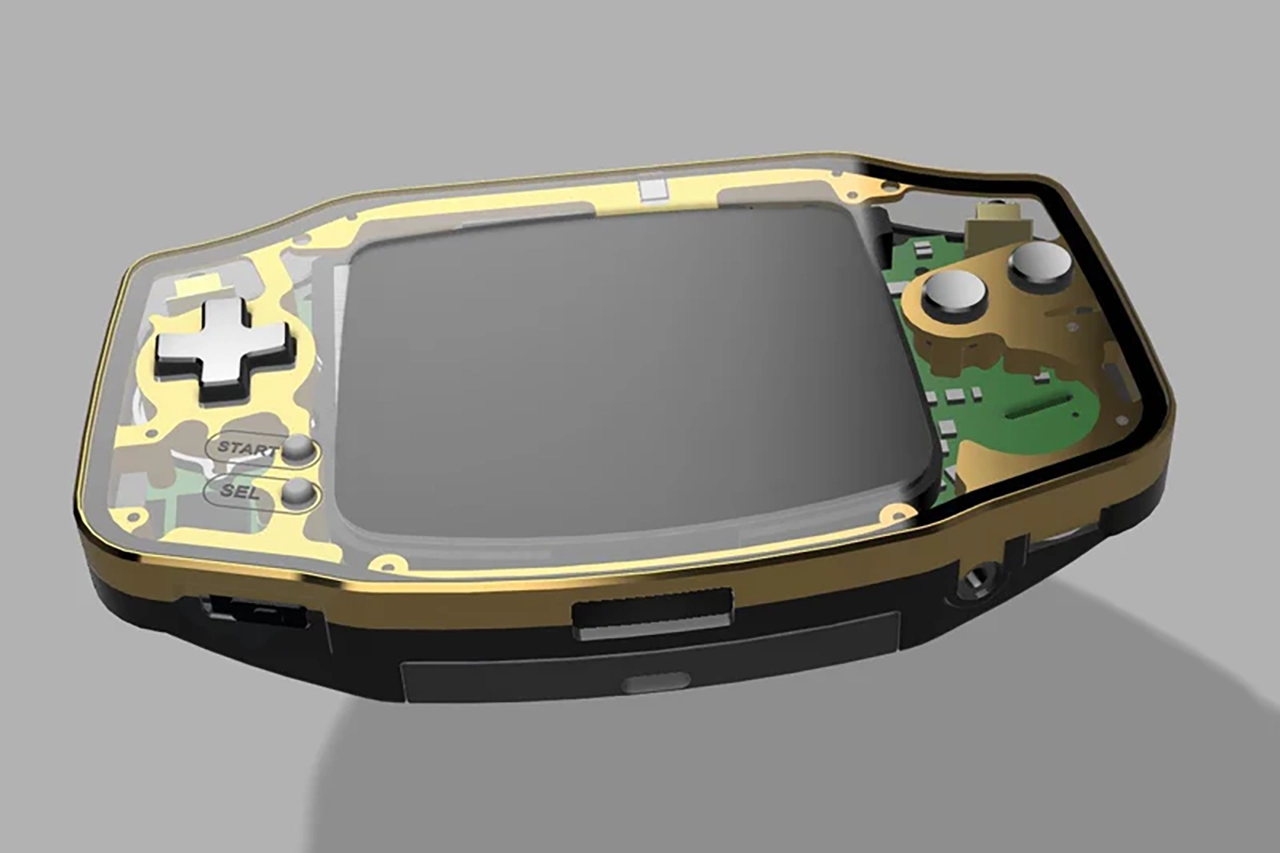 金属製のゲームボーイアドバンス用交換シェル『Metal Game Boy Advance