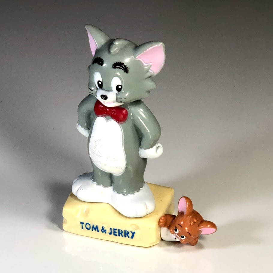 十六銀行トムとジェリーソフビ貯金箱 : 昭和レトロ雑貨通販