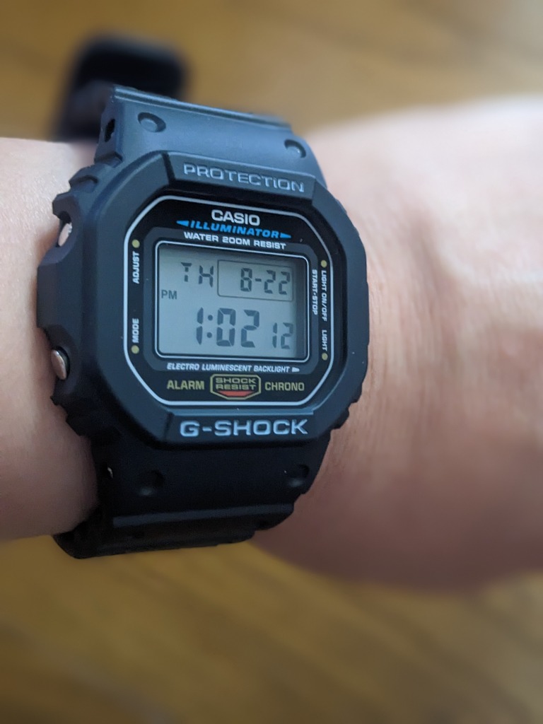 G-SHOCK カシオ DW-5600E-1 CASIO Gショック 海外モデル 時計 腕時計