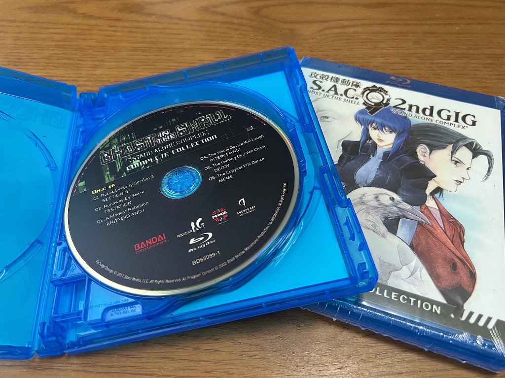 攻殻機動隊 S.A.C. 1st+2ndGIG 全52話セット ブルーレイ【Blu-ray