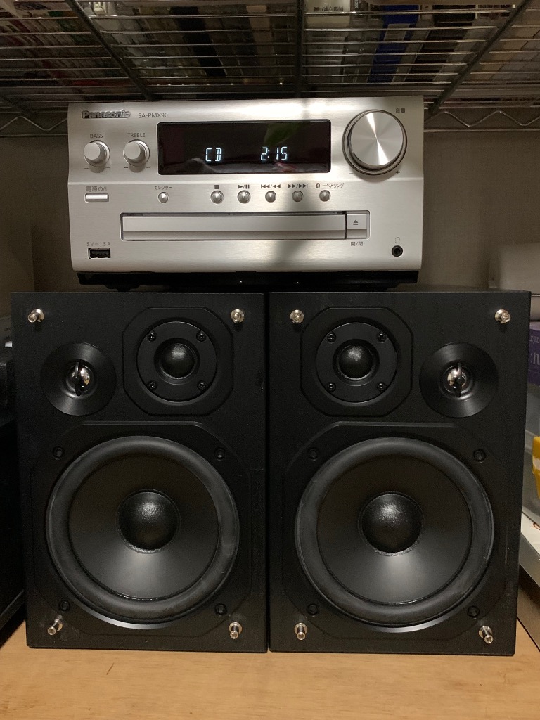 Panasonic（パナソニック） ミニコンポ シルバー SC-PMX90S : コジマ