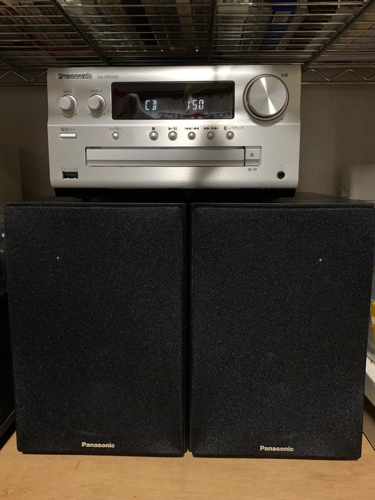 Panasonic（パナソニック） ミニコンポ シルバー SC-PMX90S : コジマ