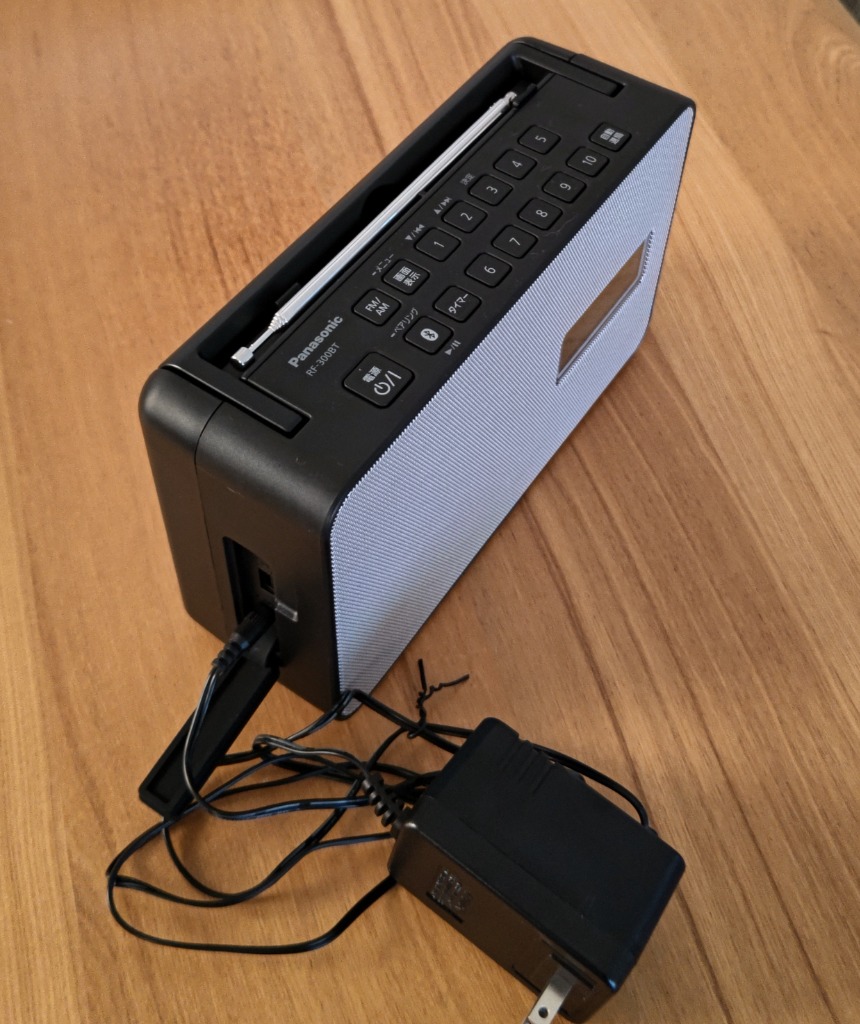 RF-300BT-K パナソニック 2バンドレシーバー 防滴ラジオ ブラックの