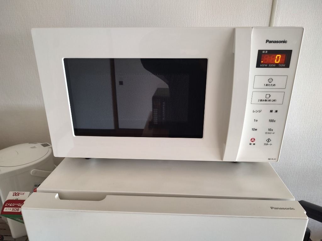 パナソニック NE-FL1C-W 単機能レンジ 22L 50・60Hz ホワイト