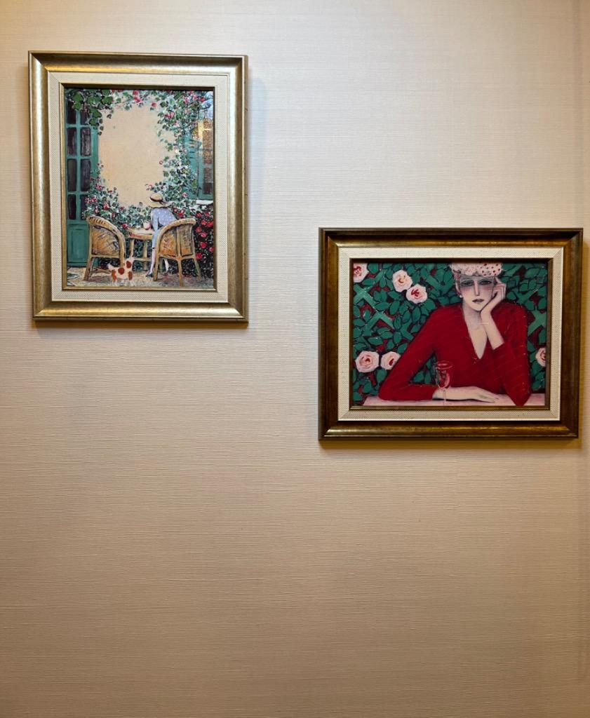 絵画 額入り カシニョール 「ワイングラス」 インテリア おしゃれ