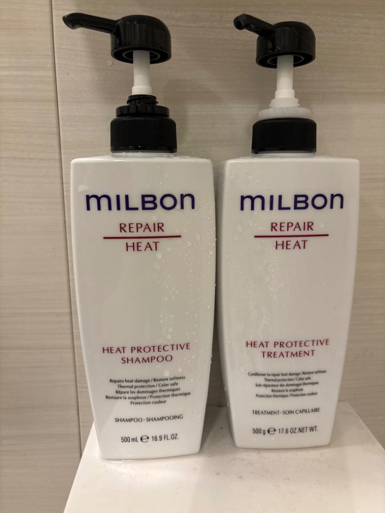 セット品】ミルボン ヒートプロテクティブ シャンプー &トリートメント