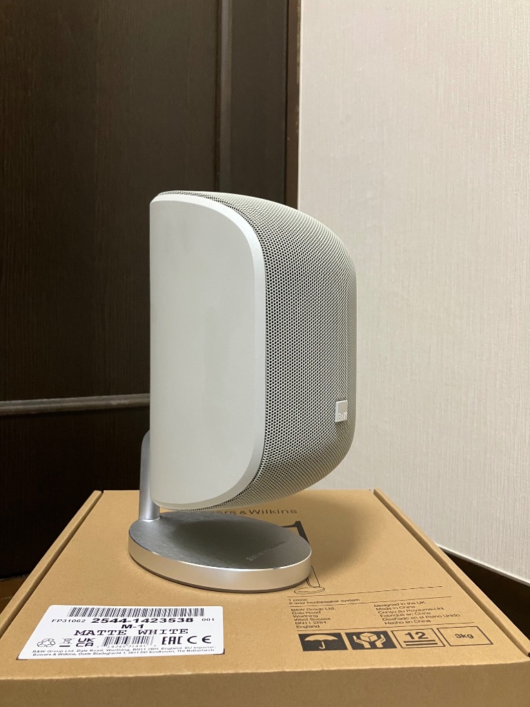 Bowers & Wilkins B&W - M-1/ホワイト（1本）小型スピーカー【次回納期