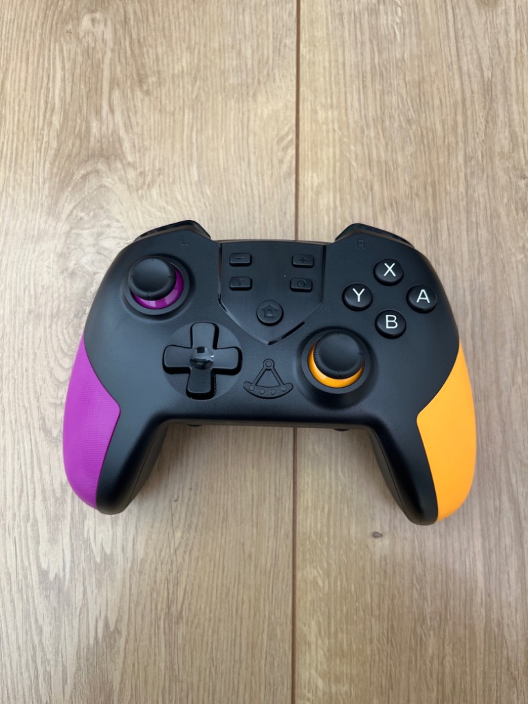 互換品 Nintendo Switch コントローラー スイッチ パープル×オレンジ