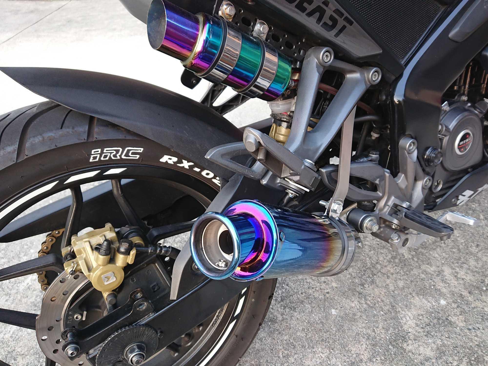 ホンダ エイプ用チタンルック カスタムマフラー エイプ50 100 AC16