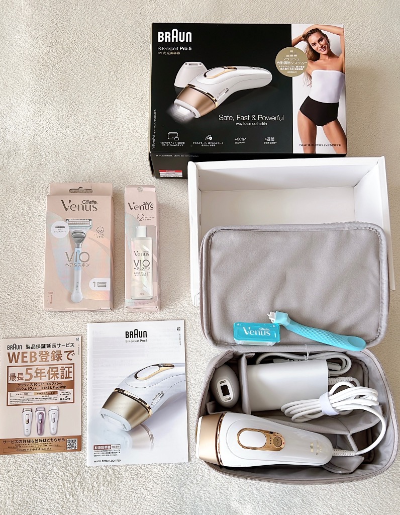BRAUN（ブラウン） PL-5137 光美容器 シルクエキスパートのレビュー