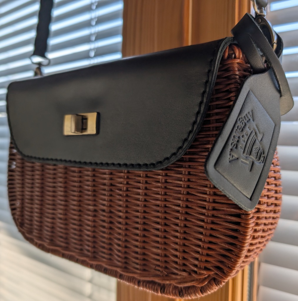 かごバッグ 本革 ラタン ショルダーバッグ ミニショルダー レディース