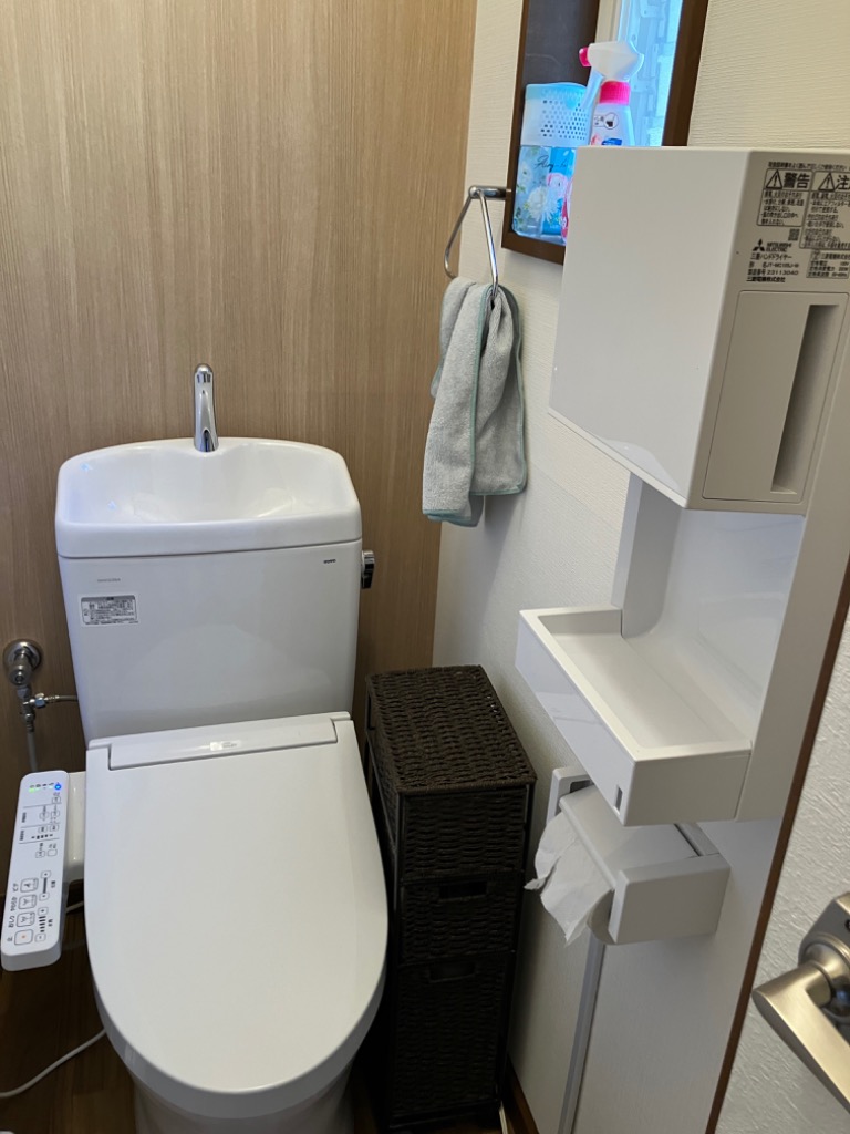 三菱（MITSUBISHI） ハンドドライヤー JT-MC105J-W ジェットタオルミニ