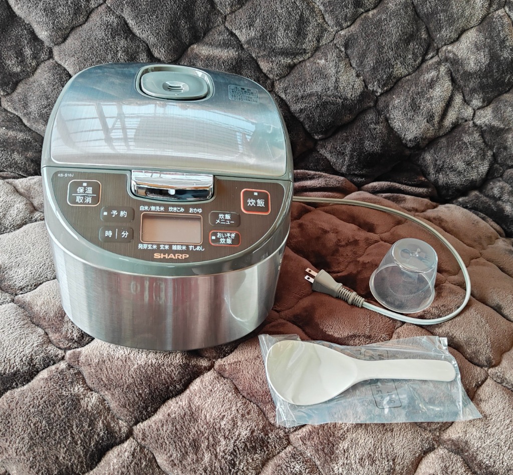 シャープ KS-S10J-S （シルバー） [IH炊飯器 5.5合] 炊飯器本体 - 最