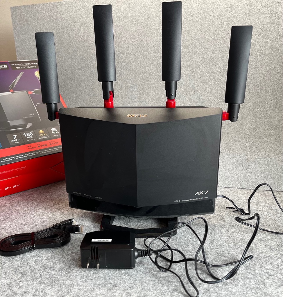 BUFFALO WXR-5700AX7P （ブラック） 無線LANルーター - 最安値・価格