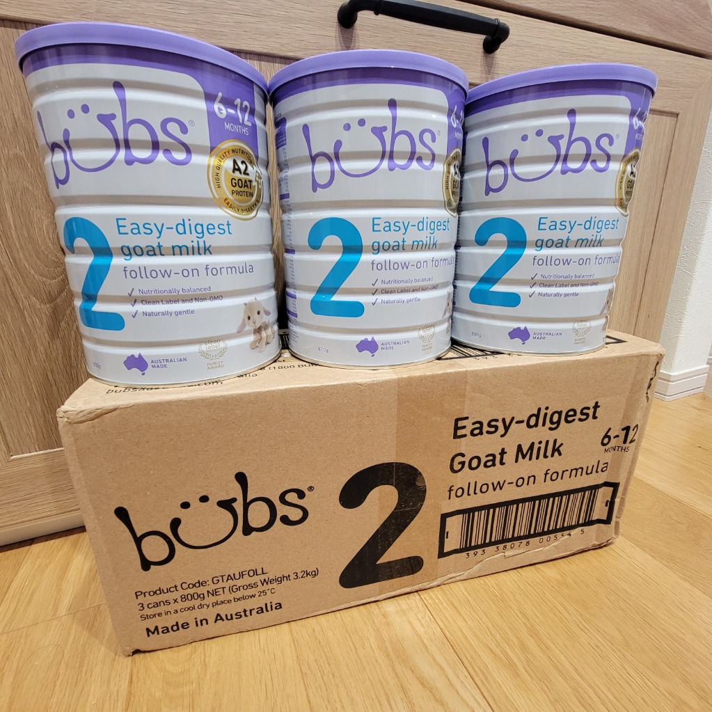 Bubs（バブズ）A2 ヤギミルク・ゴート粉ミルク ステップ2（6〜12カ月