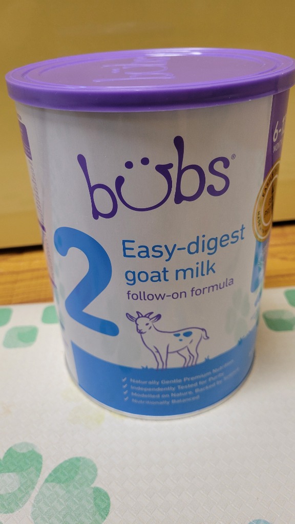 Bubs（バブズ）A2 ヤギミルク・ゴート粉ミルク ステップ2（6〜12カ月