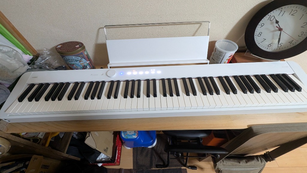 長期5年保証付】CASIO(カシオ) PX-S1100WE ホワイト Privia 電子ピアノ