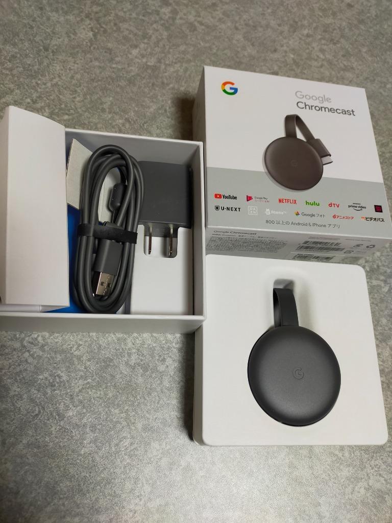 クロームキャスト グーグル Google Chromecast GA00439-JP チャコール