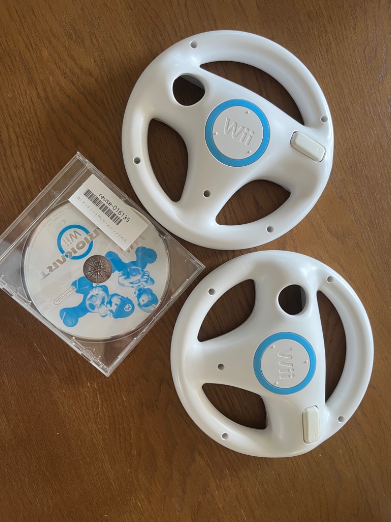 Wii マリオカートWii ハンドル2個セット パッケージなし ソフトのみ 箱