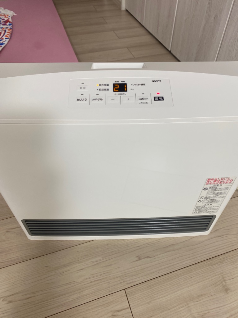 D088】ノーリツ ガスファンヒーター 都市ガス 11～15畳 楽天市場