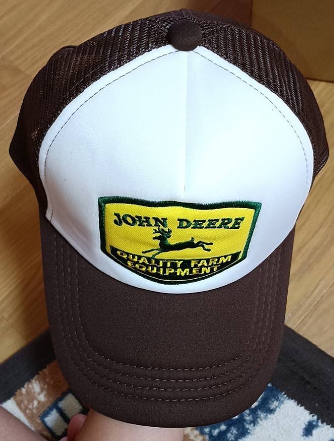 ジョンディア メッシュ キャップ JOHN DEERE 帽子 アメリカン雑貨