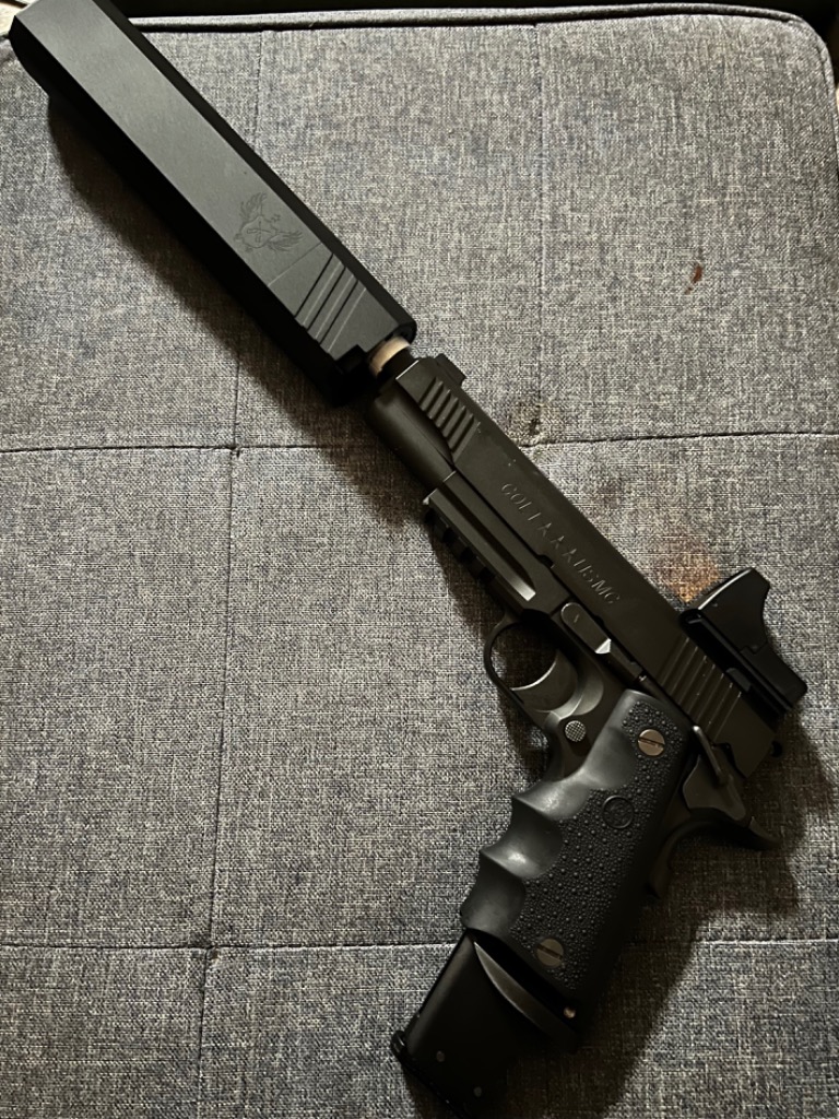 BIGDRAGON SilencerCo Ospreyタイプサプレッサー 8inch (14mm逆ネジ