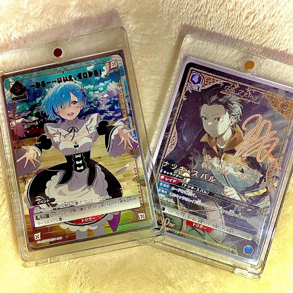 初版 UNION ARENA ユニオンアリーナ ユニアリ Re:ゼロから始める異世界