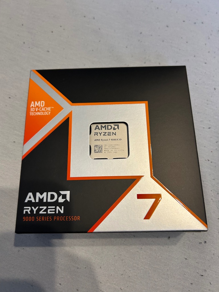AMD AMD｜エーエムディー AMD Ryzen 7 9800X3D BOX(国内正規品) 100
