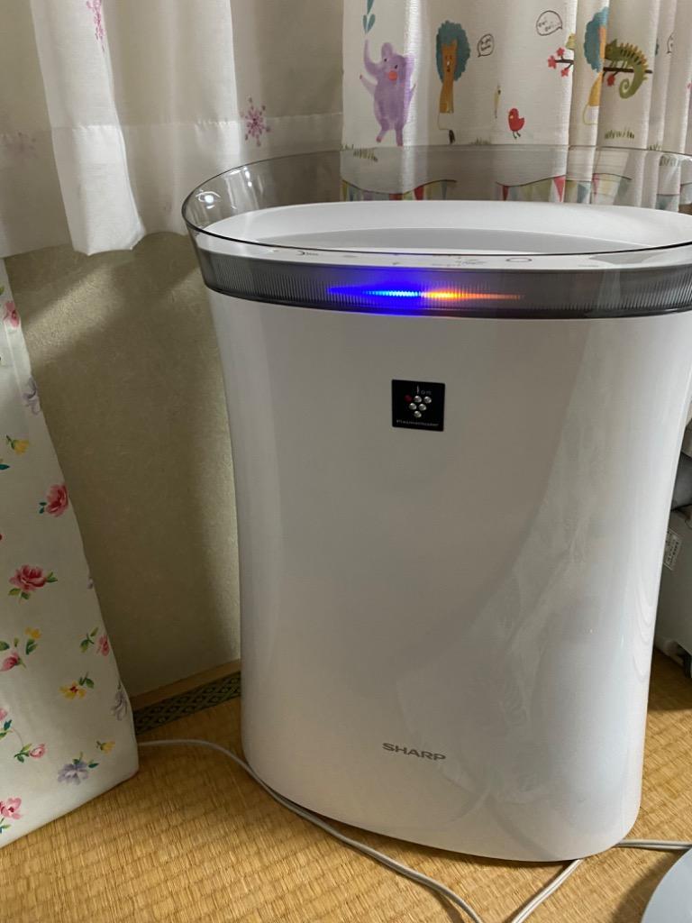SHARP プラズマクラスター7000 薄型空気清浄機 FU-P50-W ホワイト 空気