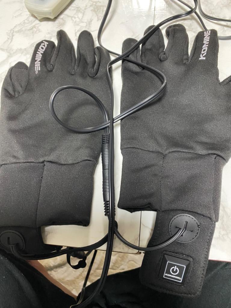 コミネ（Komine） EK-204 ヒートインナーグローブ12V KOMINE 08-204