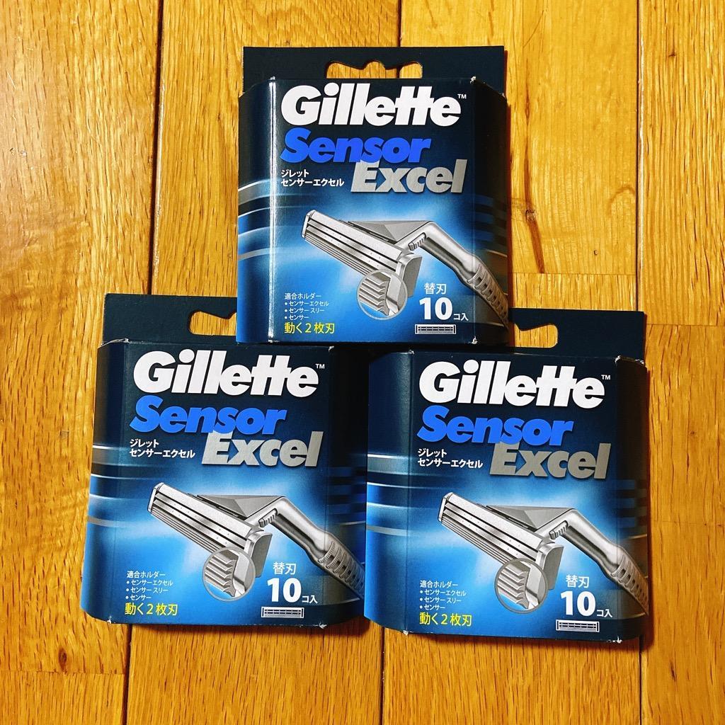 P&G ジレット センサーエクセル 替刃（10個入） メンズ剃刀替え刃
