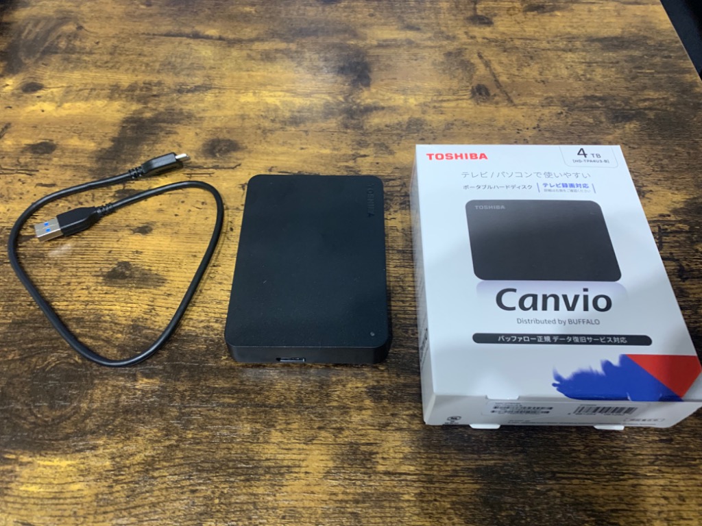 BUFFALO HD-TPA4U3-B ［Canvio HD-TPAシリーズ 4TB ブラック］ HDD