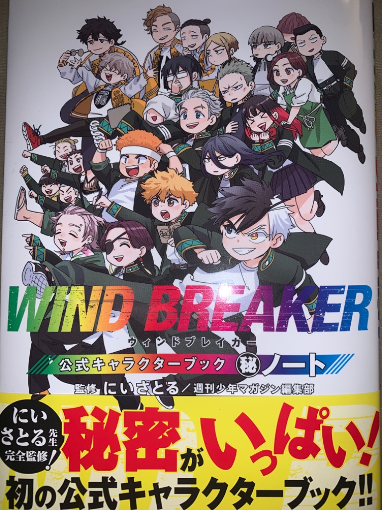 新品 / ウィンドブレイカー WIND BREAKER 公式キャラクターブック 秘