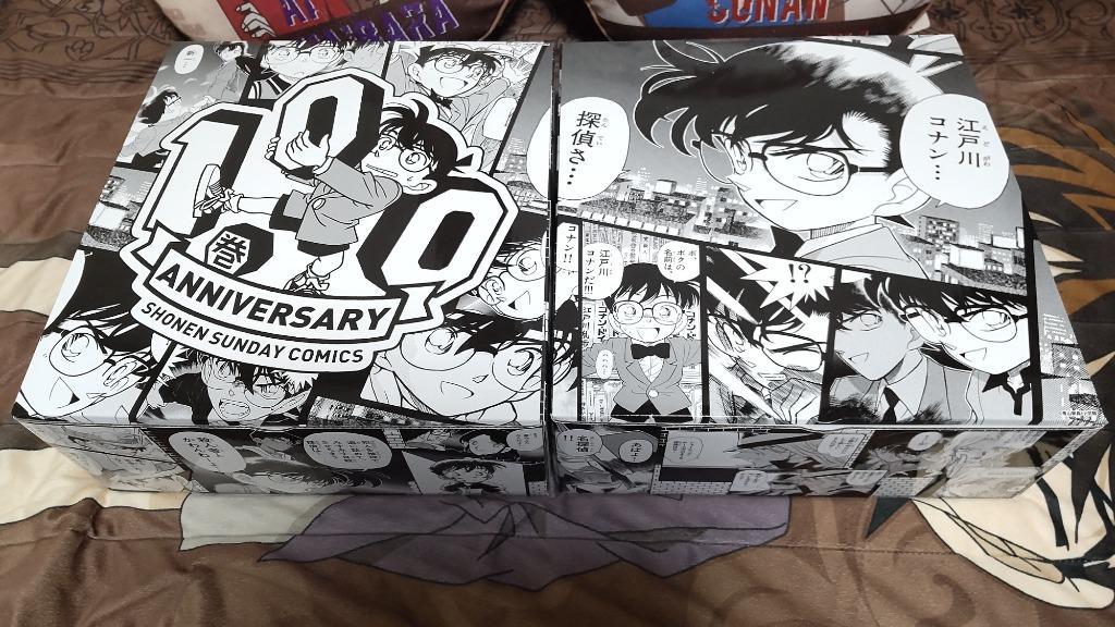 新品 / 名探偵コナン (1-107巻 最新刊) +100巻記念オリジナル収納BOX2