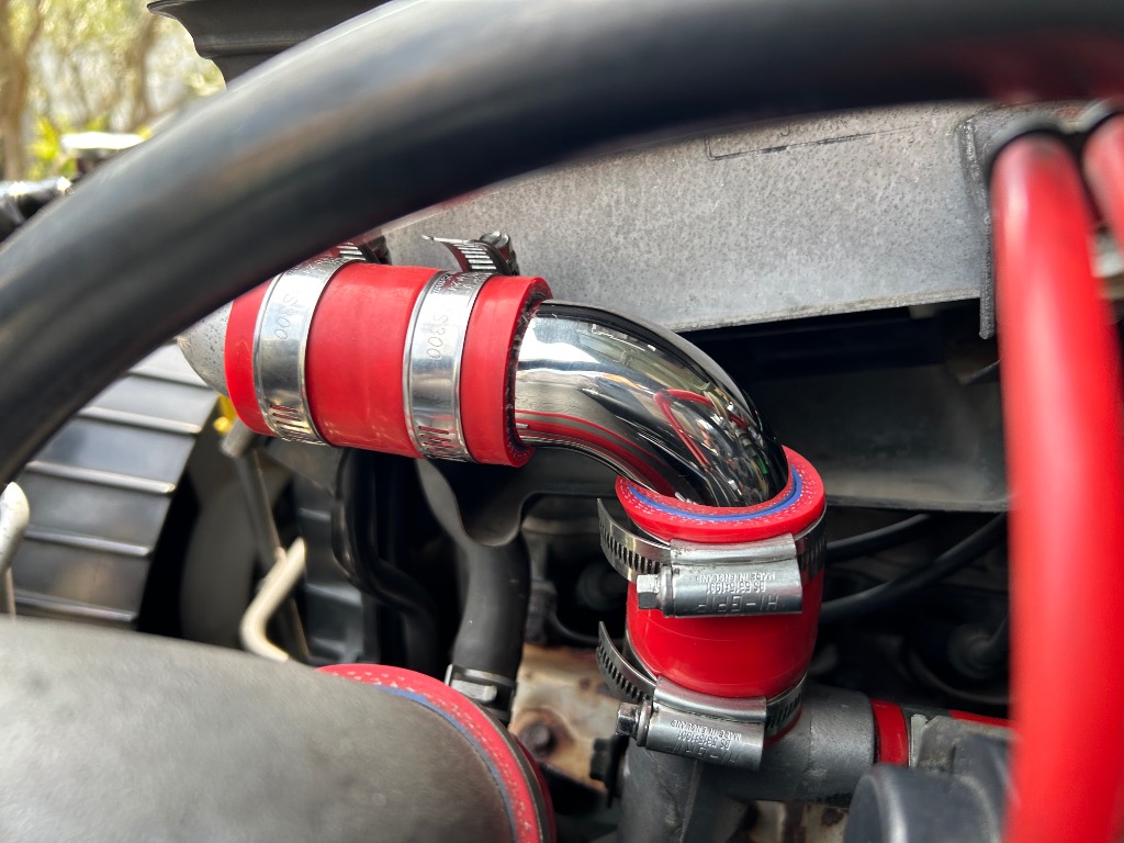 ジムニー JA11 JA12 JA22 インテークパイプ ステンレス : メタル