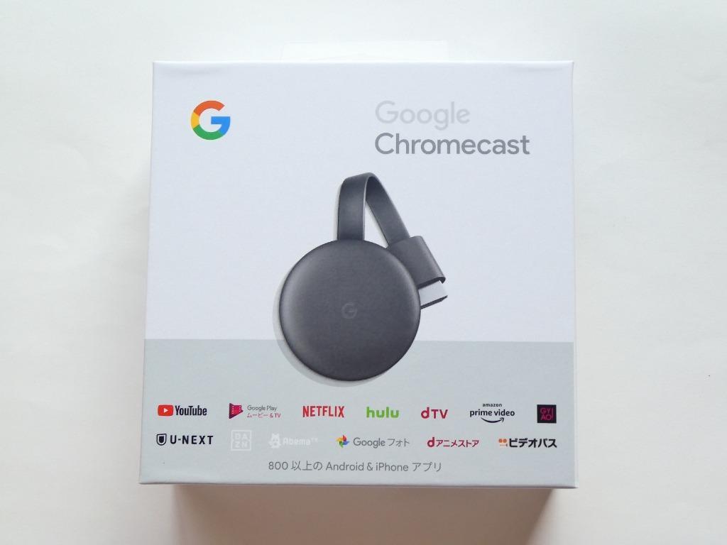 Google Chromecast GA00439-JP （チャコール） クロームキャスト