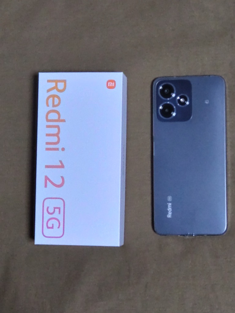 Redmi 新品 SIMフリー 12 5G XIG03[128GB] ミッドナイトブラック AU/UQ