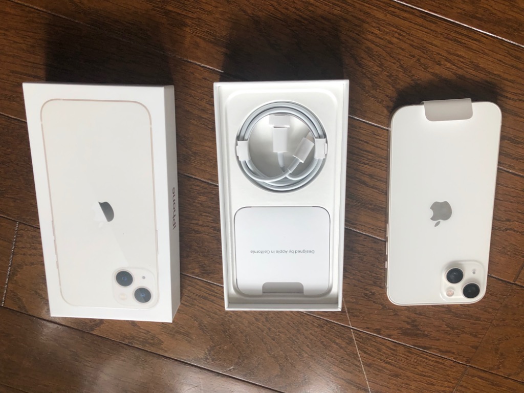 iPhone 13 『新品』 未開封 Apple 128gb スターライト 白系 [MLND3J/A