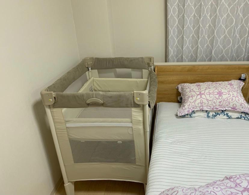 アップリカ（Aprica） ベビーベッド 折りたたみ 持ち運び キャスター