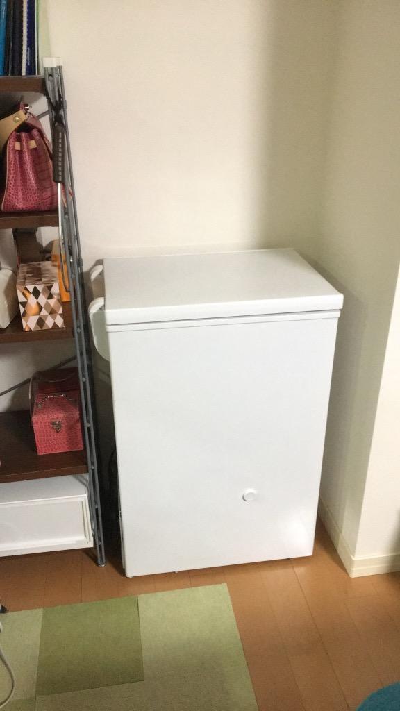 冷凍庫 小型 収納 スリム 上開き 63L 小型冷凍庫 ホワイト 備蓄 買い