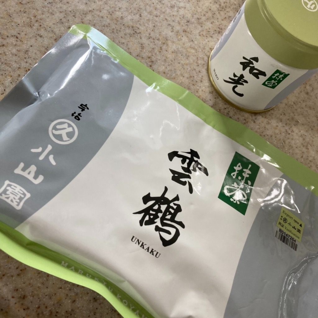 抹茶 宇治 丸久小山園 雲鶴 100g 袋詰（うんかく） 濃茶 薄茶 茶道