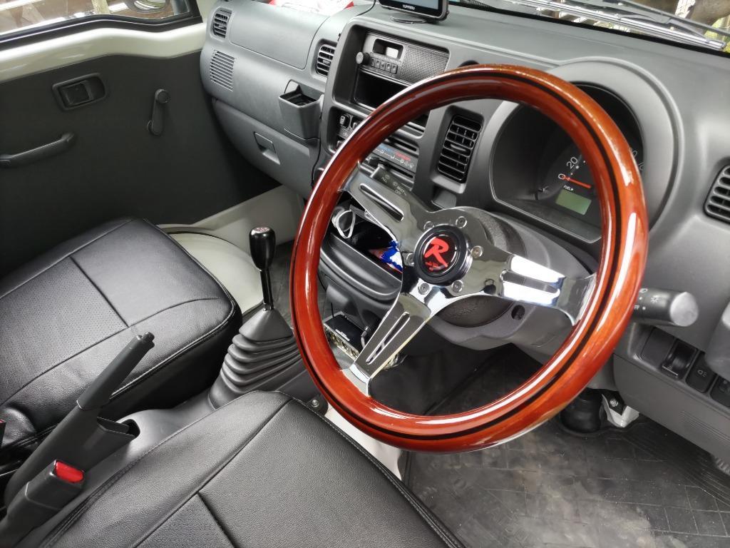 ナルディ タイプ 高級 ウッド ステアリング 35パイ 本杢 : エス