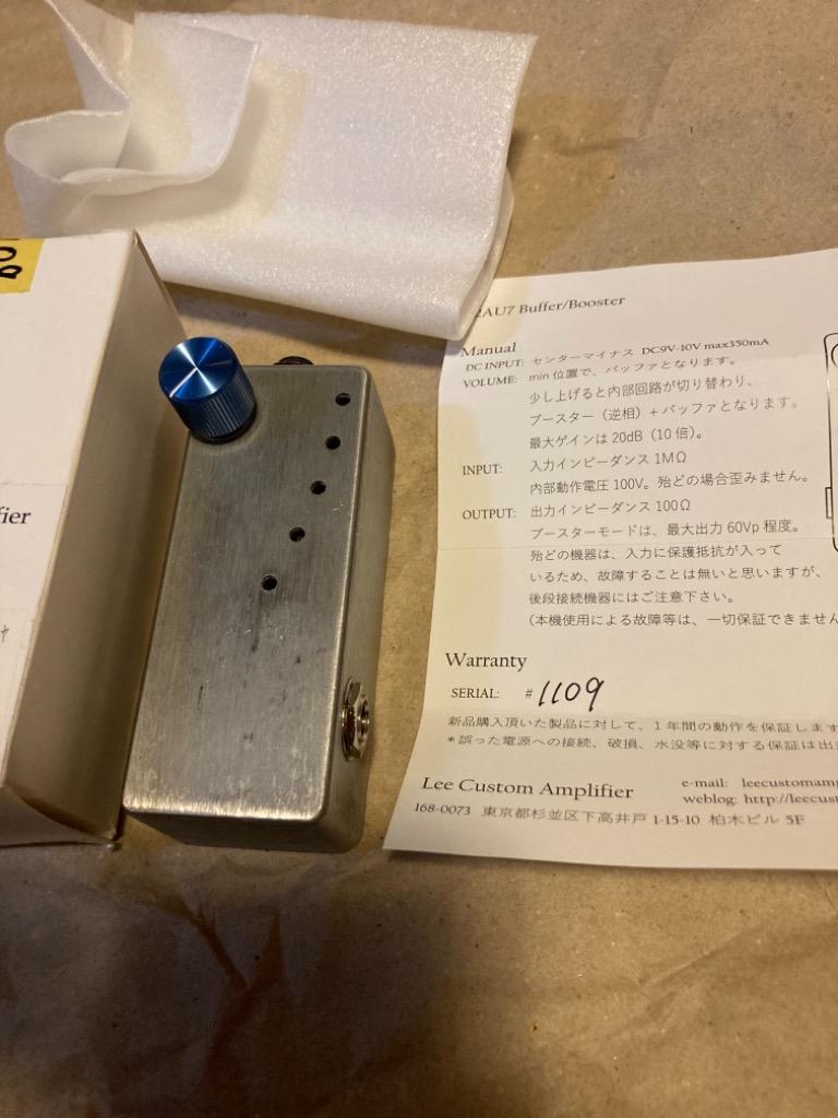 Lee Custom Amplifier リー・カスタム・アンプリファ LCA 12AU7BB