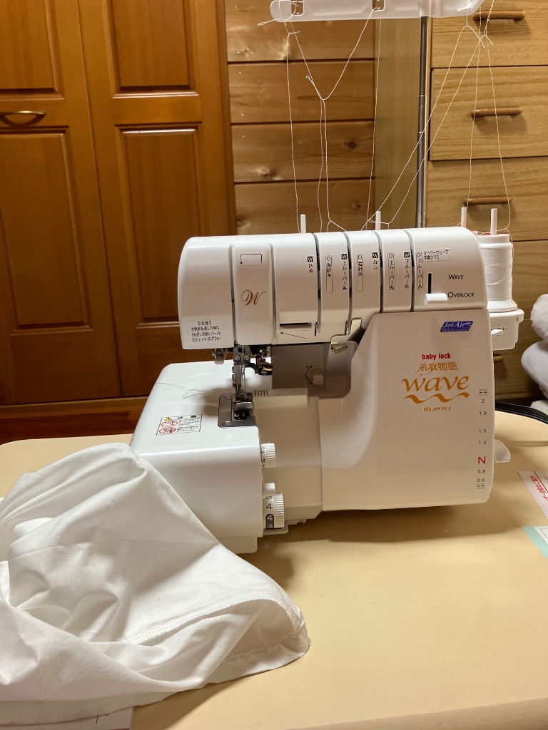 ベビーロック（baby lock） ミシン 本体 ロックミシン 糸取物語 BL69WJ