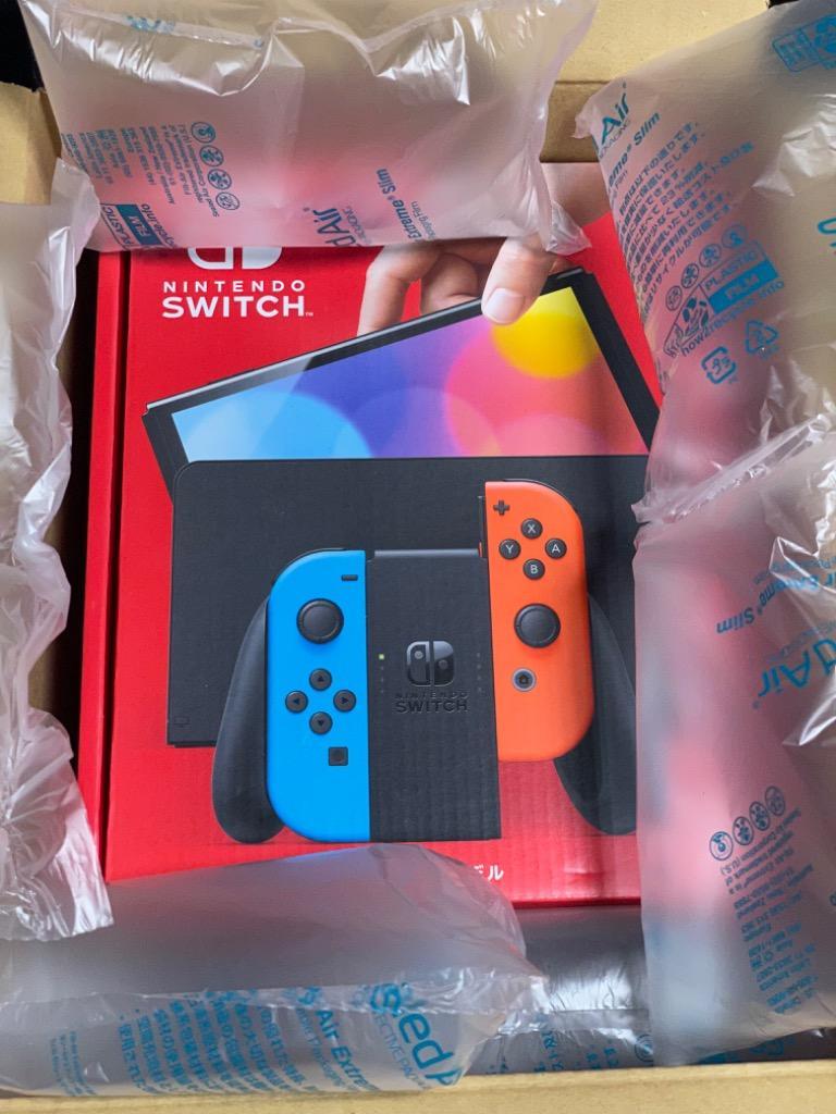 任天堂 Nintendo Switch 本体 (有機ELモデル) Joy-Con(L)ネオンブルー