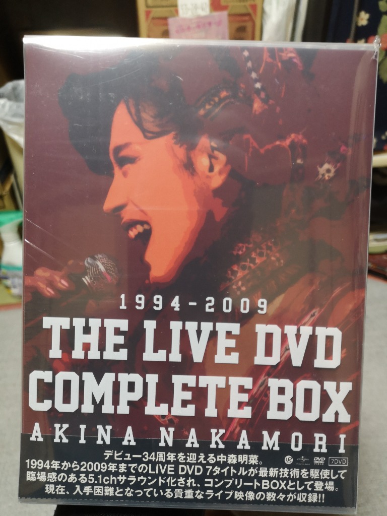 中森明菜 THE LIVE DVD COMPLETE BOX 7DVD : スターアップストア